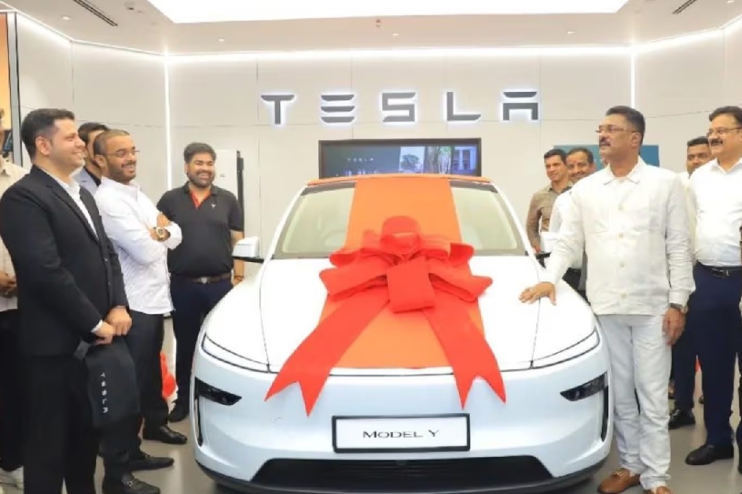 Tesla Delivers First Car in India to Pratap Sarnaik