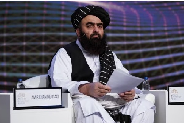 Afghanistan minister Amir Khan Muttaqi Warns Pakistan from Indian Soil Praises India