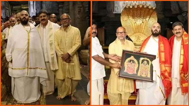 శ్రీవారి సేవలో అనంత్ అంబానీ.. టీటీడీకి రూ.27.5 కోట్ల భారీ విరాళం