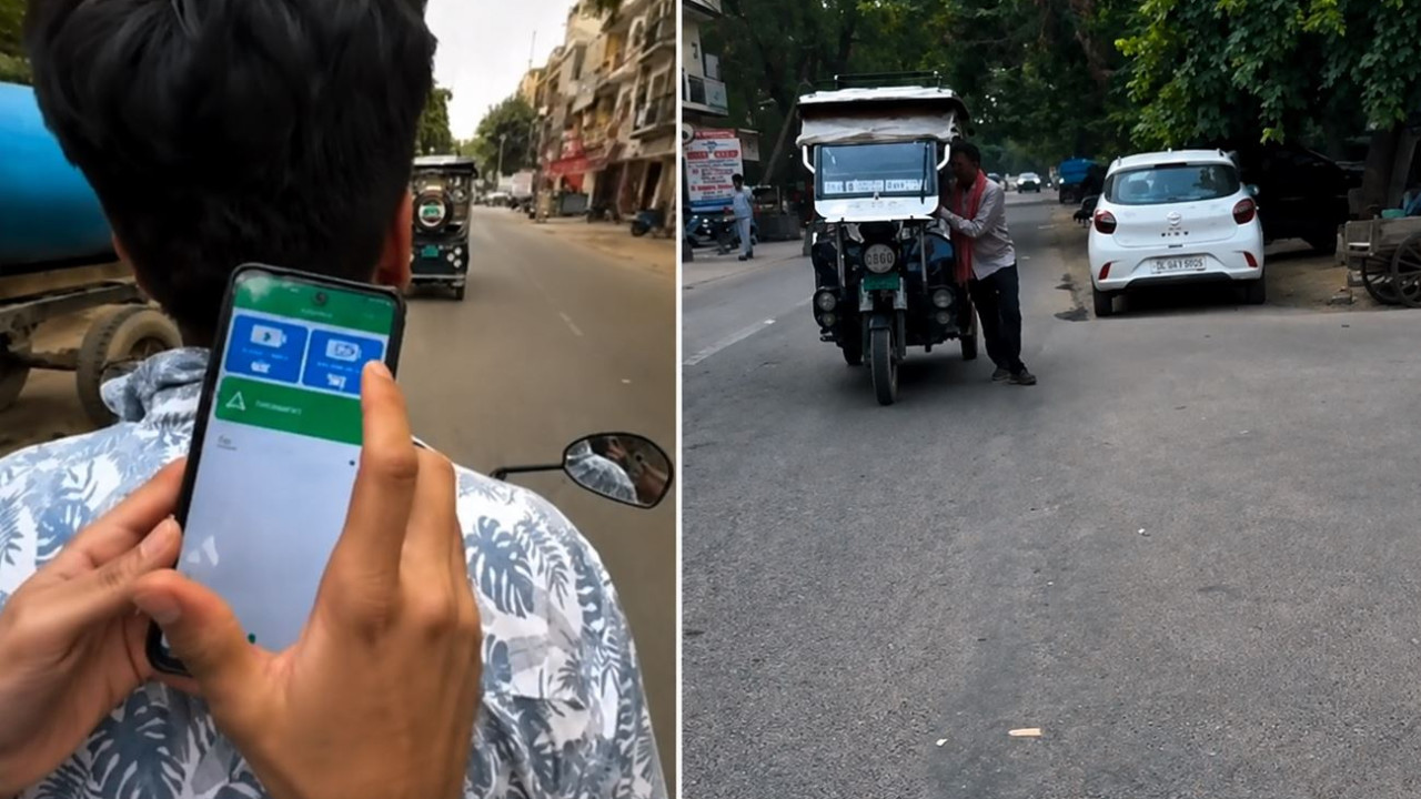 ఈ-రిక్షాలను రోడ్డుపైనే ఆపేస్తున్న చైనా యాప్.. వైరల్ట్రెండ్ పై ఆందోళన
