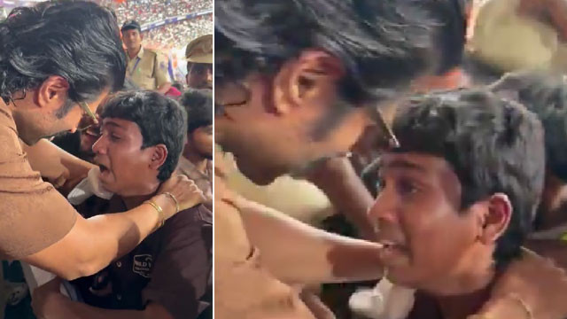 అభిమాని కన్నీళ్లకు చలించిపోయిన విజయ్ దేవరకొండ.. నీకు నేనున్నానంటూ అభయం