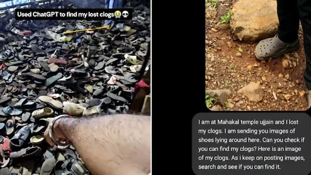 టెక్నాలజీ వినియోగం నెక్స్ట్ లెవెల్ బాస్ .. చెప్పులను వెతికిపెట్టిన చాట్ జీపీటీ టెక్నాలజీ వినియోగం నెక్స్ట్ లెవెల్ బాస్ .. చెప్పులను వెతికిపెట్టిన చాట్ జీపీటీ