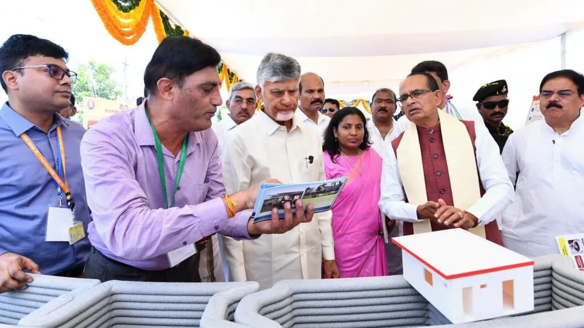 ఏపీలో 3డీ ప్రింటింగ్ టెక్నాలజీతో గృహ నిర్మాణాలు