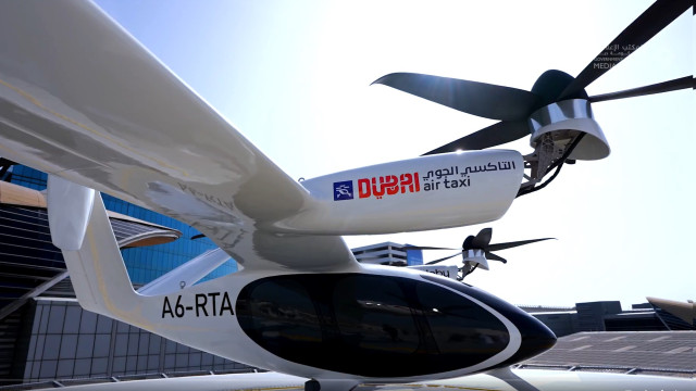 దుబాయ్ లో ఎయిర్ ట్యాక్సీలు... తొలి స్టేషన్ నిర్మాణం