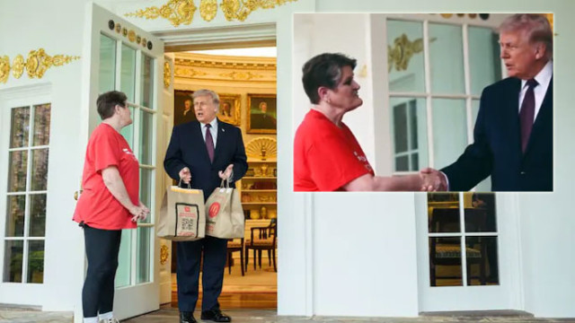 ఓవల్ ఆఫీస్‌కు బర్గర్ డెలివరీ.. ఆ ప్రచారం 'చీప్' అన్న ట్రంప్