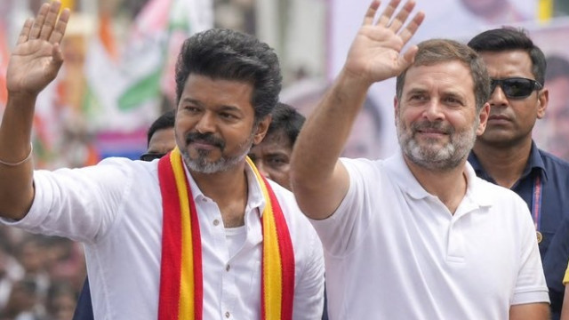 విజయ్ మా పార్టీ మద్దతు కోరారు: ఢిల్లీలో కీలక భేటీ తర్వాత కేసీ వేణుగోపాల్ ప్రకటన