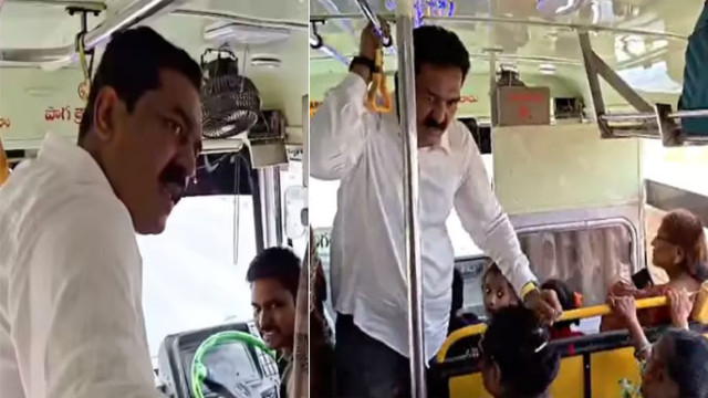 బస్సును వెంబడించి ఆపిన ఎమ్మెల్యే బోడె ప్రసాద్.. ప్రభుత్వానికి చెడ్డపేరు తేవద్దంటూ డ్రైవర్‌కు వార్నింగ్!