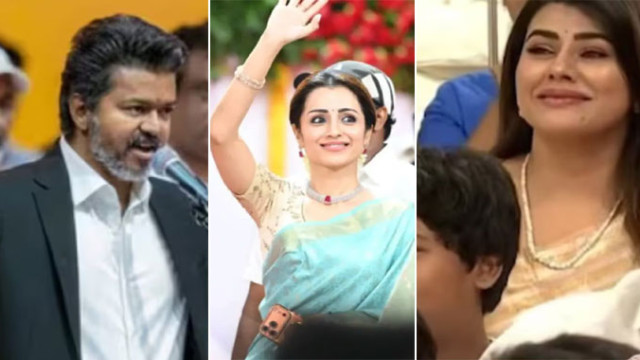 విజయ్ ప్రమాణ స్వీకారం వేళ త్రిషనే కాదు... ఈ బిలియనీర్ మహిళ కూడా టాక్ ఆఫ్ ద టౌన్ అయింది!