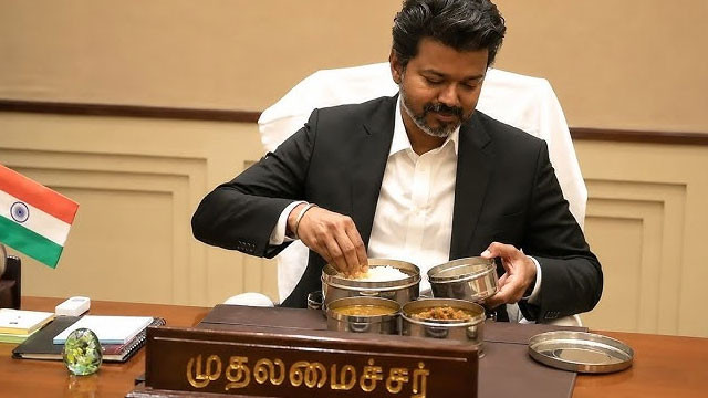 లంచ్ బాక్స్‌తో సచివాలయానికి.. సమయపాలనతో ఆకట్టుకుంటున్న సీఎం విజయ్