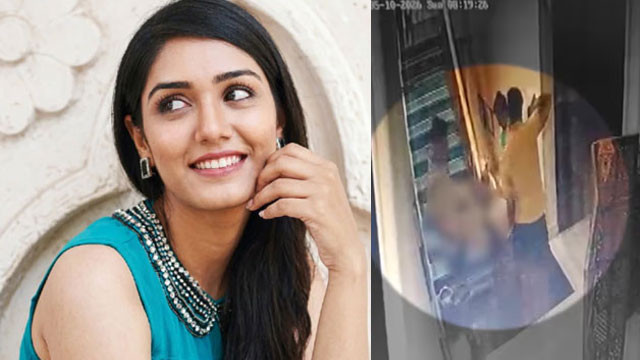 ట్విషాశర్మ మృతి కేసు: భర్త చేతుల్లో మృతదేహం.. సంచలనం రేపుతున్న సీసీటీవీ ఫుటేజీ