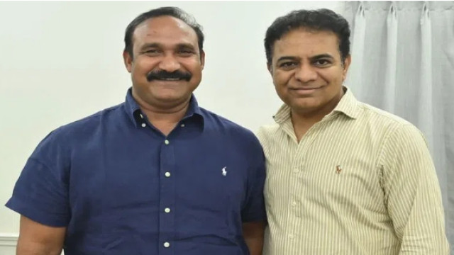 కేటీఆర్ ను కలిసిన మాజీ ఎమ్మెల్యే మల్లయ్య