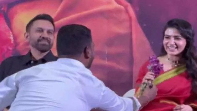 భర్త ముందే సమంతకు ప్రపోజ్ చేసిన అభిమాని.. వీడియో వైరల్!