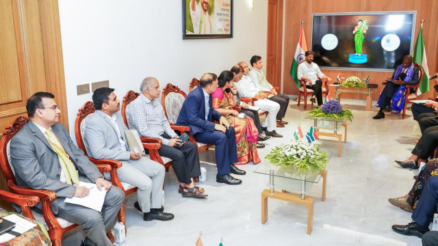 సీఎం రేవంత్‌తో దక్షిణాఫ్రికా డిప్యూటీ ప్రెసిడెంట్ భేటీ
