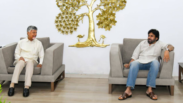 చంద్రబాబు అధ్యక్షతన ఎన్డీయే సమావేశం... హాజరైన పవన్ కల్యాణ్, మాధవ్