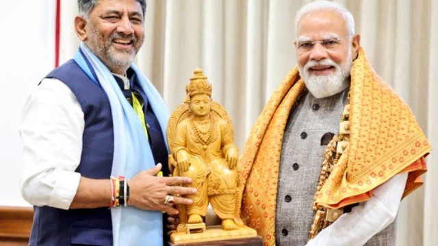 సీఎంగా బాధ్యతల తర్వాత తొలిసారి.. ప్రధాని మోదీతో డీకే శివకుమార్ భేటీ