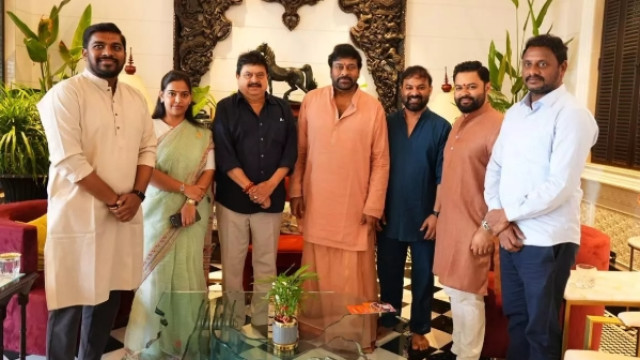 మెగాస్టార్ చిరంజీవిని కలిసిన తెలంగాణ బీజేపీ చీఫ్ రాంచందర్ రావు
