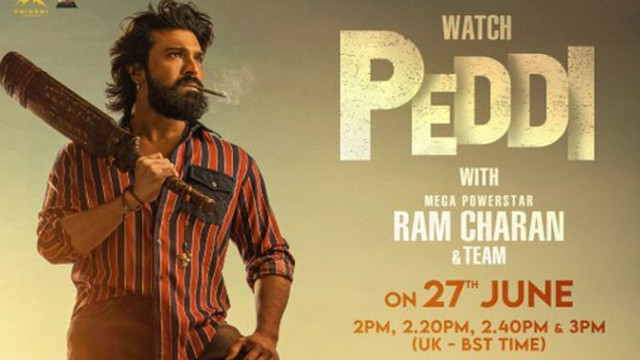 'పెద్ది' టీమ్‌తో యూకేకు రామ్ చరణ్.. అభిమానులతో నేరుగా భేటీ