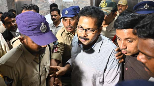 సాయికృష్ణ అదృశ్యం కేసు... సీఐ నాగరాజును రాజమండ్రి జైలుకు తరలింపు