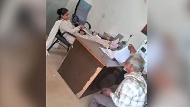 పోలీస్ స్టేషన్‌లో లేడీ కానిస్టేబుల్ నిర్వాకం.. నెటిజన్ల దెబ్బకు సస్పెన్షన్ వేటు!