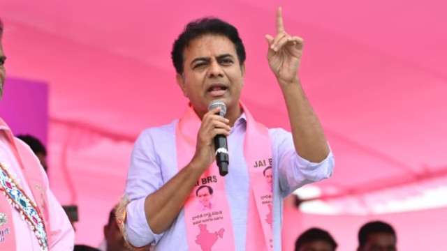 KTR leaves for Delhi for a key meeting with Kumaraswamy