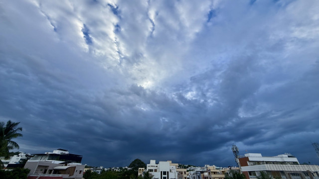 Hyderabad hit by heavy rain flooded roads and stalled traffic