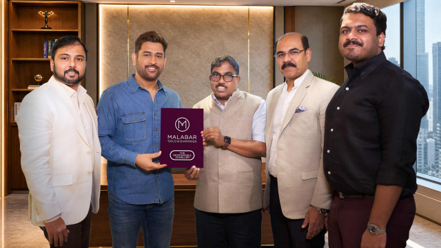 MS Dhoni appointed as Malabar Gold and Diamonds brand ambassador