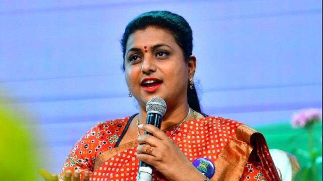 Roja demands Nara Lokesh resign as minister immediately