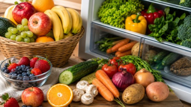 Vegetables and Fruits storage guide for long lasting freshness