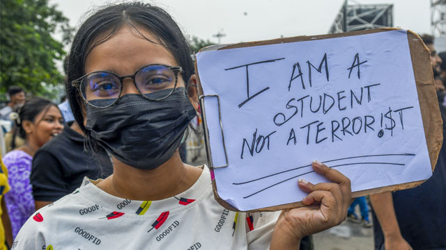 Fear of police cases Students future concerns behind masks