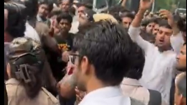 Another protest at Jantar Mantar this time by retired police officers