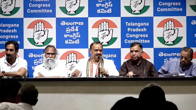 Mahesh Kumar Goud sensational allegations on Harish Rao temple visits