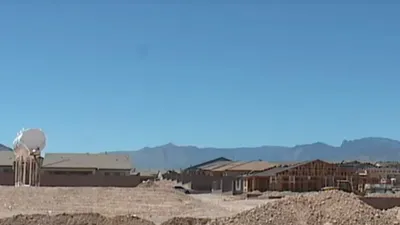 Monument Hills construction of new desert city with 6000 homes