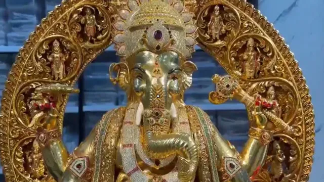 బేగంబజార్‌లో అమెరికన్ డైమండ్స్ తో గణపతి.. వీడియో ఇదిగో!