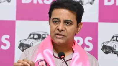 this drought is created by congress aleeges KTR