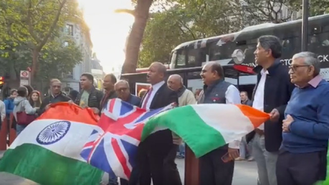 Huge rally by Indian Diaspora in London in support of PM Modi