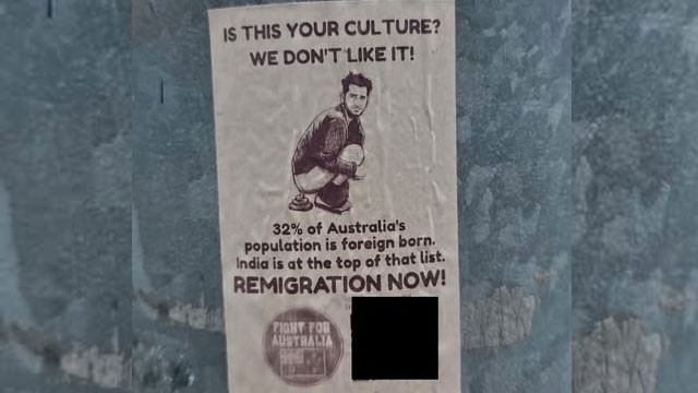 Racism against Indians in Australia stir over controversial stickers
