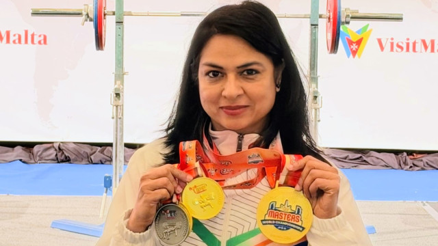 Indian IRS officer creates sensation in USA wins 3 golds in powerlifting