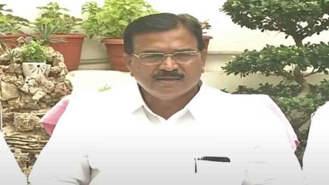 Niranjan Reddy says Telangana drought is a man made disaster by the government