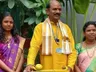 Kalisetti Appala Naidu performs special puja for his bicycle on Dasara