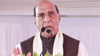 Rajnath Singh makes strong remarks on terrorism before Pakistan Deputy PM