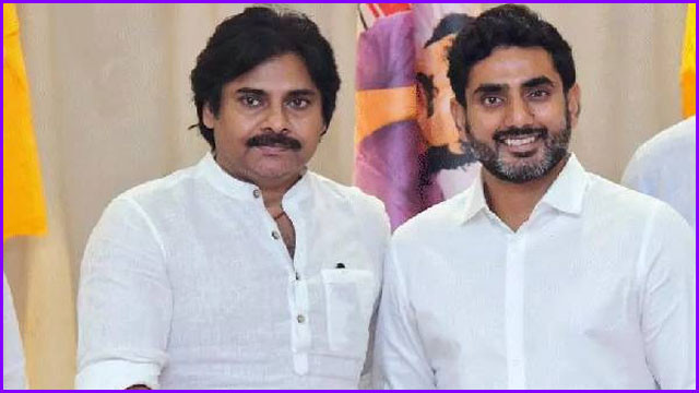 Pawan Kalyan and Nara Lokesh Dussehra wishes for prosperity in every home for Telugu people