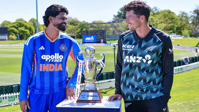 India win toss and choose to bowl in first T20 against New Zealand