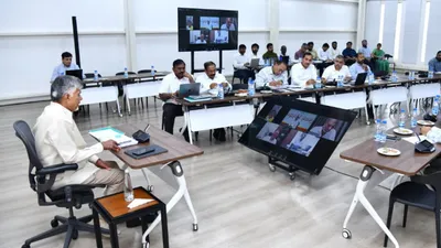Chandrababu Naidu directs officials to accelerate old investment agreements