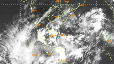 Andhra Pradesh cyclone threat as new system strengthens in Bay of Bengal