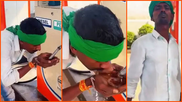 Youth plays with life for social media popularity video of man drinking petrol goes viral