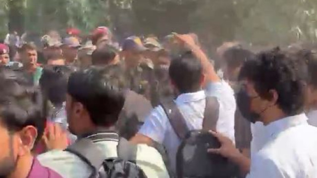 Jamia Millia Islamia Free Kashmir slogans spark tension as university goes online