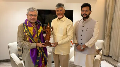 Chandrababu Naidu meets Amit Shah and Ashwini Vaishnaw in Delhi