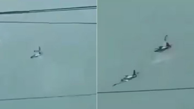 Two planes collide mid-air in Philippines four pilots killed video here