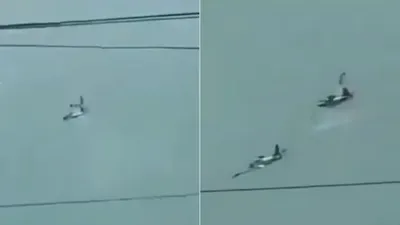 Two planes collide mid-air in Philippines four pilots killed video here