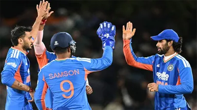 Glenn Phillips and Bevan Jacobs smash half centuries as New Zealand set target for India in 2nd T20